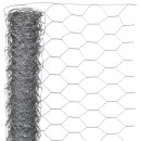 Grillage maille hexagonale en acier galvanis&eacute; Metalex Nature maille de 25 mm hauteur 1.0 m longueur 25 m