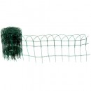 Bordure Parisienne Nature grillage plastifi&eacute; vert d&eacute;coratif hauteur 40 cm x 10 m