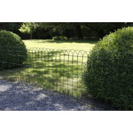 Bordure Parisienne Nature grillage plastifié vert décoratif hauteur 90 cm x 10 m