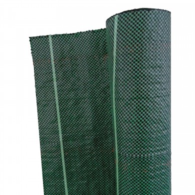 Toile de paillage paysages Nature PP tissé vert traité anti UV, 100 g/m² 1 x 10 m