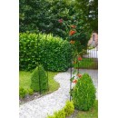 Pergola Arche Nature en Acier Plastifi&eacute; Vert tube diam 13 mm H 240 x 140 x 37 cm