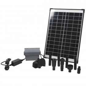 Pompe bassin de jardin : Pompe solaire SolarMax 1000 Accu Ubbink avec batterie et controleur hybride