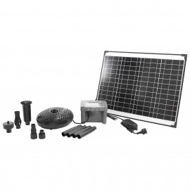 Pompe solaire SolarMax 2500 Accu Ubbink avec batterie et controleur hybride