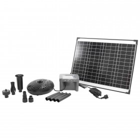 Pompe bassin de jardin : Pompe solaire SolarMax 2500 Accu Ubbink avec batterie et controleur hybride