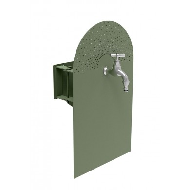 Fontaine de jardin pluie Laorus 60 cm vert amande
