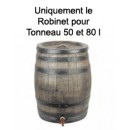 Robinet pour r&eacute;cup&eacute;rateur d'eau rigide forme barrique 6070485 Nature