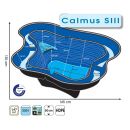 Bassin de jardin Calmus 2 Ubbink 90x135 cm profondeur 45 cm 220 litres 1.00 m&sup2;