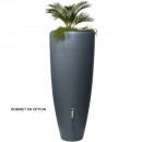 R&eacute;cup&eacute;rateur d'Eau 2en1 GARANTIA 300L Gris Graphite Bac &agrave; Plantes Int&eacute;gr&eacute;