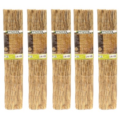 5 rlx de Paillon pour Jardin Nature Brise-vue en Roseaux Naturels Pelés Occultation 2/5