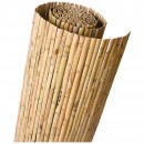 4 Rouleaux de Canisse en Roseaux Fendus Nature 1 x 3 m Occultation 2/5