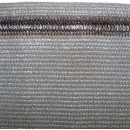 Brise-vue HDPE anti-UV boutonni&egrave;re de fixation haut et bas noir 200 g/m&sup2; occultant 4/5 1 x 10 m