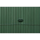 4 rouleaux de Canisse PVC double face 10 mm occultant 3/5 Coloris vert 1 x 3 m