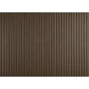 4 rouleaux de Canisse PVC double face 10 mm occultant 3/5 Coloris chocolat 1 x 3 m
