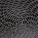 4 rouleaux de Canisse PVC double face 10 mm occultant 3/5 Coloris taupe 1 x 3 m
