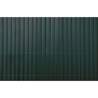 4 rouleaux de Canisse PVC double face lame de 19 mm occultant 4/5 Coloris vert 1 x 3 m