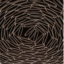 4 rouleaux de Canisse PVC double face lame de 19 mm occultant 4/5 Coloris Chocolat 1 x 3 m