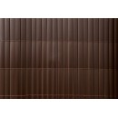 4 rouleaux de Canisse PVC double face lame de 19 mm occultant 4/5 Coloris Chocolat 1 x 3 m