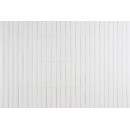 4 rouleaux de Canisse PVC double face lame de 19 mm occultant 4/5 Coloris Blanc 1 x 3 m