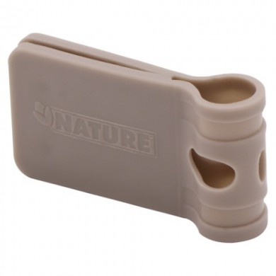 Lot de 100 fixations spécifiques brises-vue Nature coloris Taupe