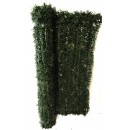 4 rouleaux de Haie artificielle bicolore anti-UV, 100 lignes, assemblage fil de fer brin 72 mm occultant 3/5 1 x 3 m