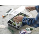 5 Terrines rigide pour semis Nature coloris anthracite H7,5 x 55 x 31 cm