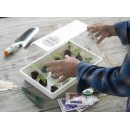Lot de  5 Couvercle transparant avec ventilation - H15 x 55 x 31 cm