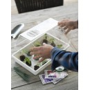 Lot de  5 Couvercle transparant avec ventilation - H15 x 55 x 31 cm