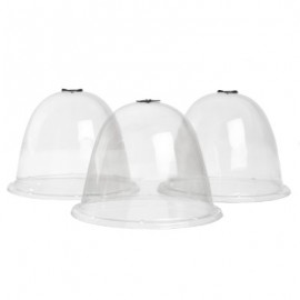 Lot de  15 Cloches avec ventilation Nature H20 x diamètre 25,5 cm