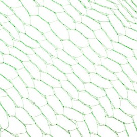 Lot de 3 Filets anti-oiseaux monofilament HDPE vert 7,5 g/m² 8 x 8 m