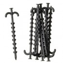 Lots de 40 ancres pour filet Nature crant&eacute; en polypropyl&egrave;ne H 25 cm