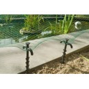 Lots de 40 ancres pour filet Nature crant&eacute; en polypropyl&egrave;ne H 25 cm