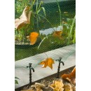 Lots de 40 ancres pour filet Nature crant&eacute; en polypropyl&egrave;ne H 25 cm