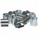 Lot de 48 Clips pour film de serre Nature diam 16 mm