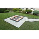 5 bordures droite en latte rigide PP recycl&eacute; &eacute;paisseur 10 mm H 14 cm x 2 m soit 10 m&egrave;tres