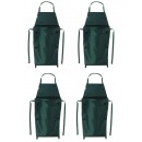 4 Tabliers de jardinage avec poche rabattable Nature