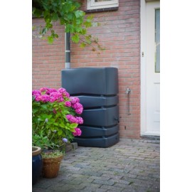 Récupérateur d’eau forme murale Nature H 115 x 77,5 x 57,3 cm 450 l