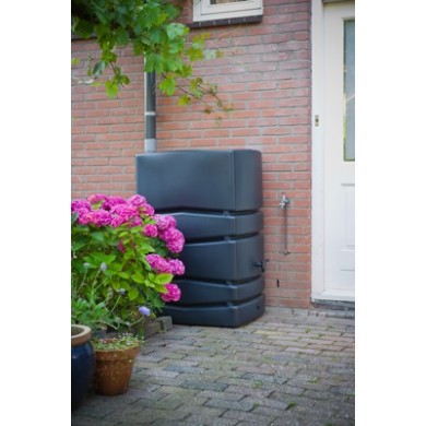 Récupérateur d’eau forme murale Nature H 115 x 77,5 x 57,3 cm 450 l