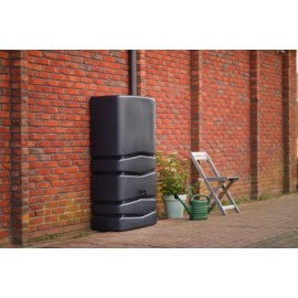 Récupérateur d’eau forme murale Nature H 135 x 77,5 x 38 cm 350 l