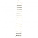 Treillis &eacute;chelle murale en bambou Nature &agrave; suspendre h200 x 30 cm