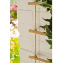 Treillis &eacute;chelle murale en bambou Nature &agrave; suspendre h200 x 30 cm