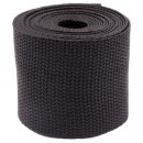 5 Bandeaux de tuteurage Nature en polypropyl&egrave;ne (PP) tiss&eacute;, coloris noir, 540 g/m&sup2;, largeur 5 cm et longueurs 2 m