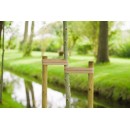 4 Bandeaux de tuteurage tiss&eacute;s en jute Nature , coloris naturel,  6cm longueur 2 m