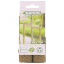 4 Bandeaux de tuteurage tiss&eacute;s en jute Nature , coloris naturel,  6cm longueur 2 m