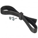 5 Colliers de tuteurage en caoutchouc avec r&eacute;glage de la boucle. Collier &agrave; clouer au tuteur. Clous inclus 90 x 3,8 cm