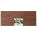 4 Pas japonais en caoutchouc Nature Decor traverse chemin de fer H 1,7 x 60 x 25 cm
