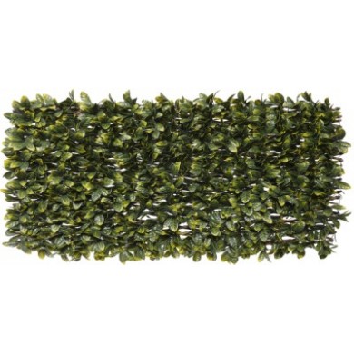 4 Treillis extensible Nature en osier avec feuillage Laurier 100 x 200 cm