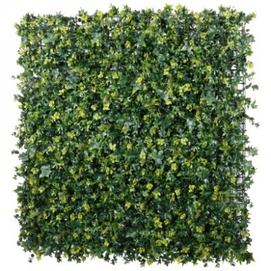 5 Dalles végétale murale artificielle Nature décor de Lierre 100 x 100 cm