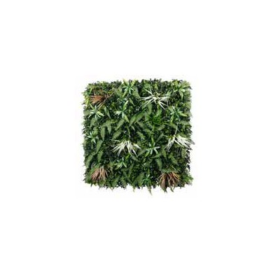 5 Dalles végétale murale artificielle Nature décor Sabana 100 x 100 cm