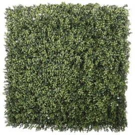 5 Dalles végétale murale artificielle Nature décor Buisson 100 x 100 cm