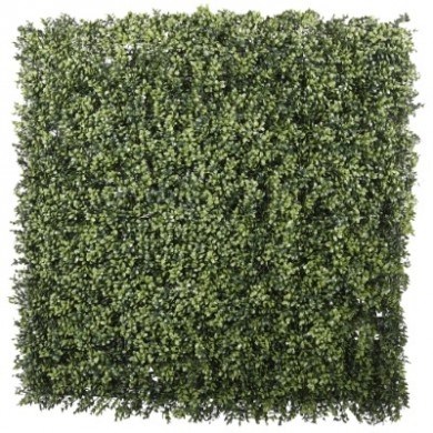 5 Dalles végétale murale artificielle Nature décor Buisson 100 x 100 cm